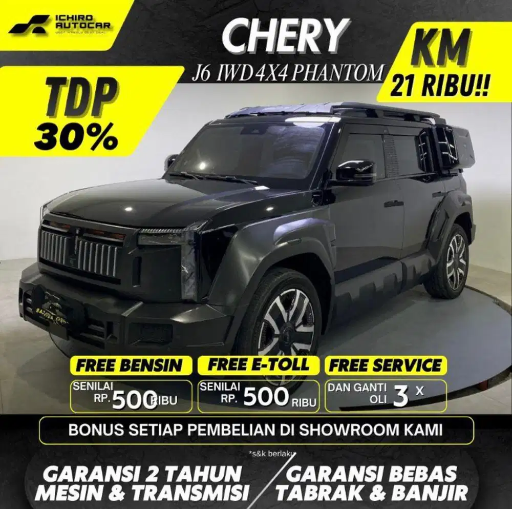 CHERY J6 IWD PHANTOM EDITION 2025 LOW KM
