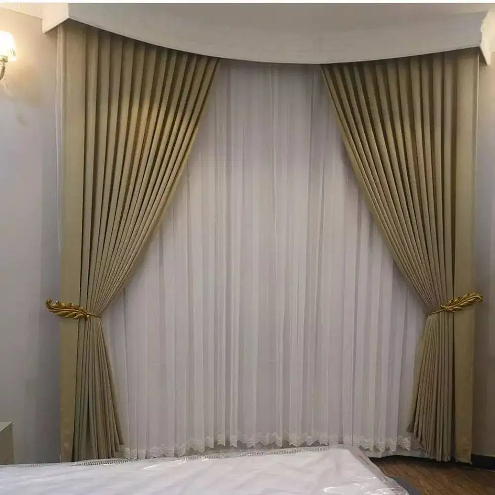 Pesan Tirai Gorden Jendela Gordyn Mewah Hordeng Model Terbaru Murah
