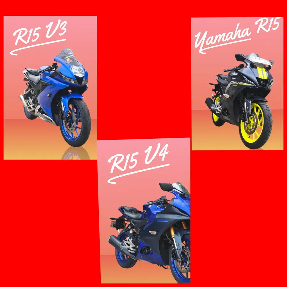 Dp 700rb promo Yamaha  R15 V3 V4 (KTp daerah bs kredit)