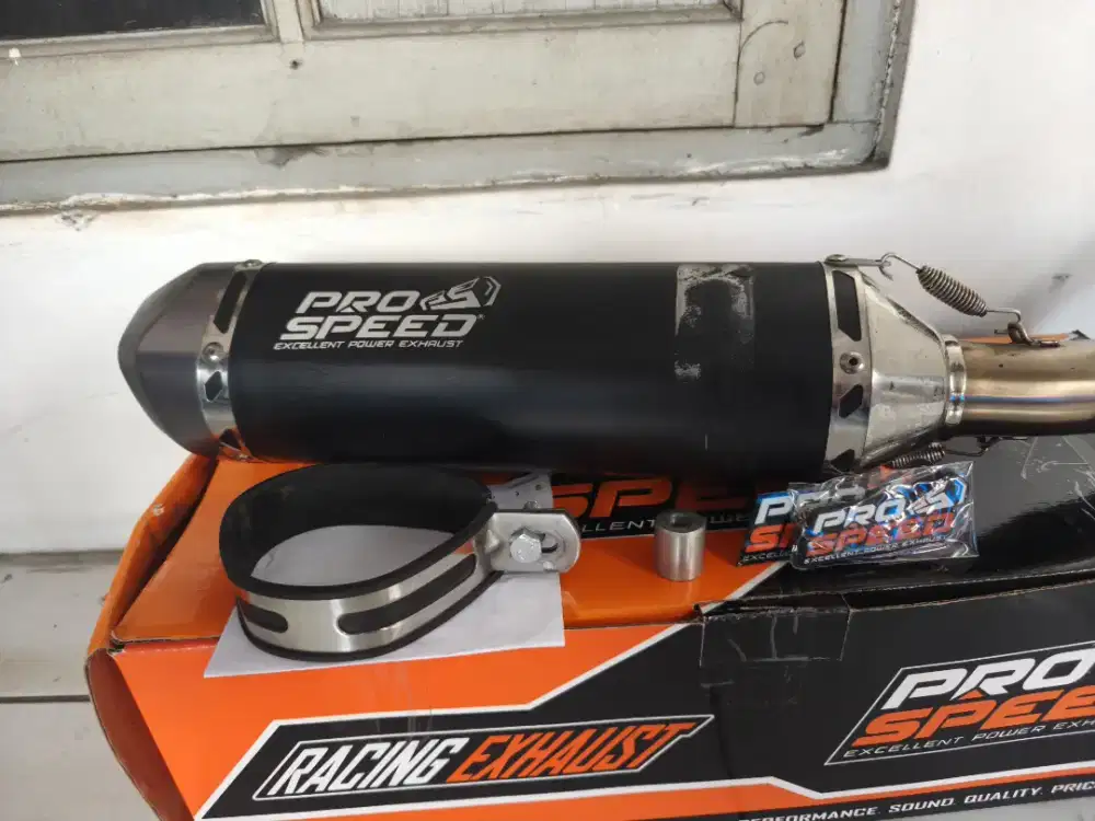 knalpot pro speed black series cnc pcx 160