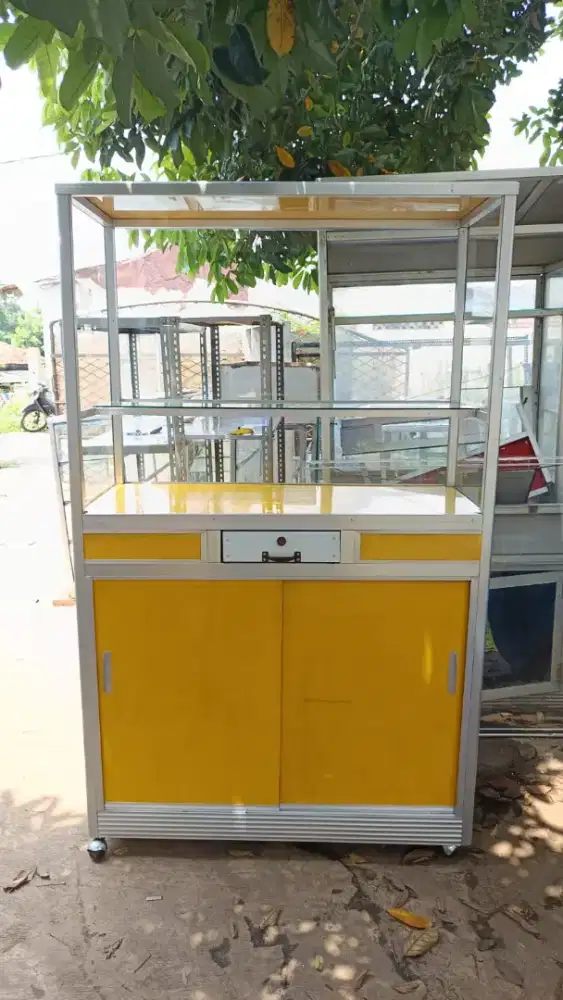Jual Etalase grobak second, Lok Pamulang barat, Tangerang Selatan