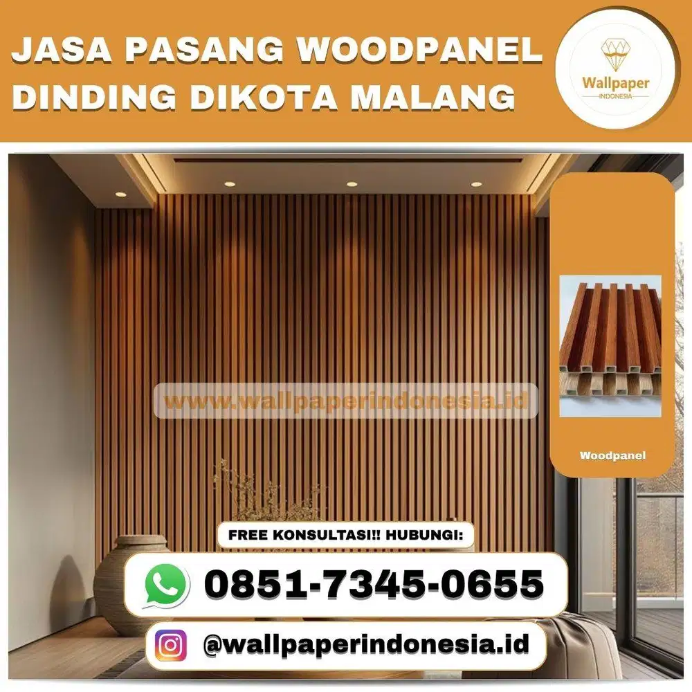 JASA PASANG WOODPANEL DINDING DI KOTA MALANG