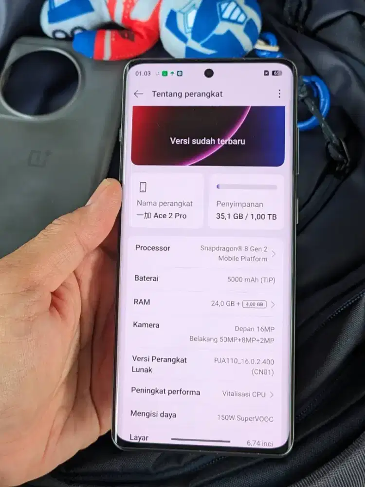 Oneplus ace 2 pro ram 24Gb