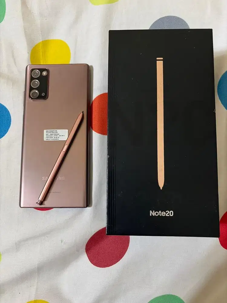 dijual hp samsung note 20 bekas