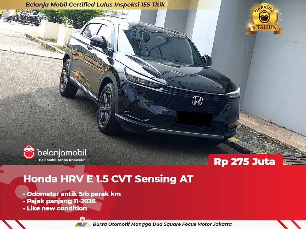[ LOW KM 5RB ] Honda HRV HR-V HR V E 1.5 Sensing 2022/2023