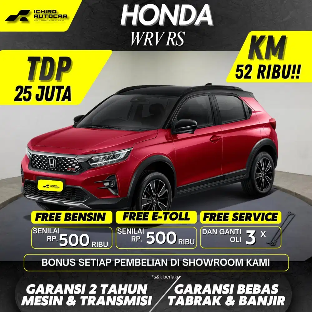 HONDA WRV RS TWO TONE NON SENSING 1.5 CC CVT 2023