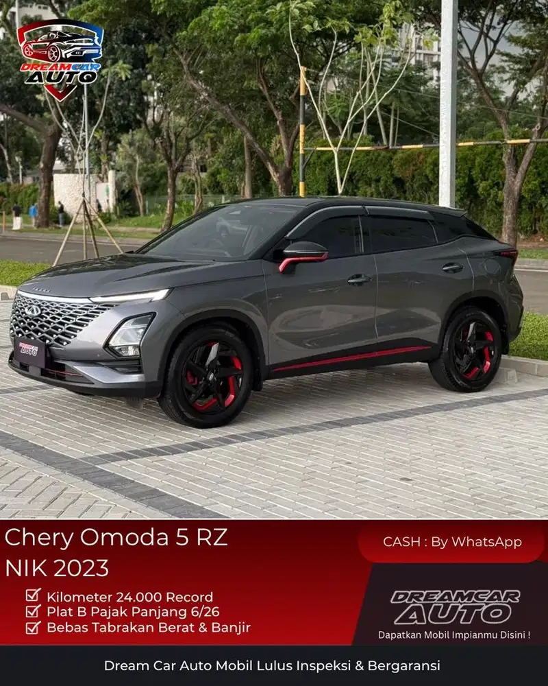 [ LOW KM 24rb TGN PERTAMA ] Chery Omoda 5 RZ Lux 230T 2023 Abu
