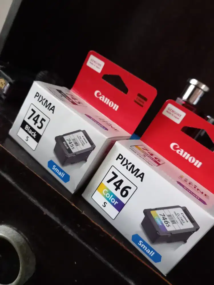 Tinta Print Canon Pixma 746 dan 745 (Hitam dan Warna)