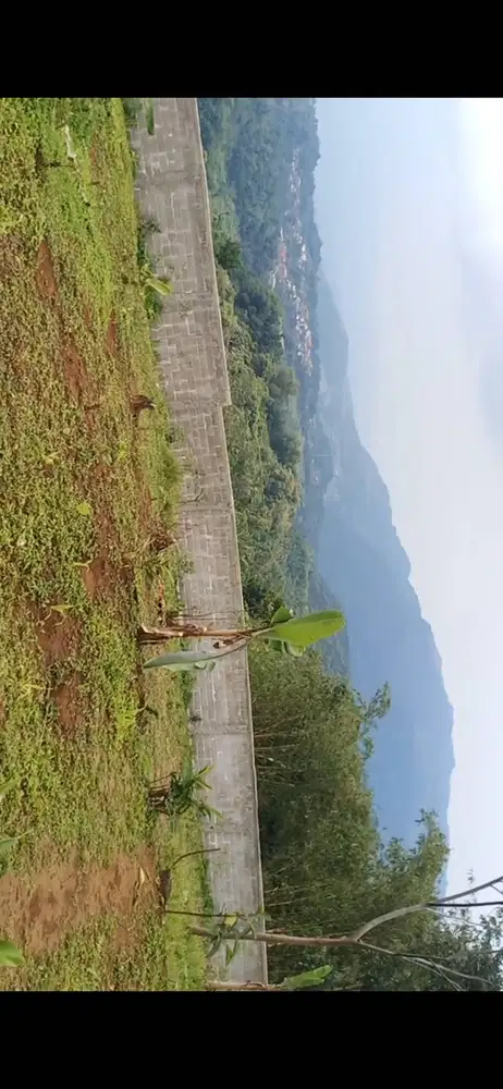 Dijual tanah kebun luas, murah view perbukitan
