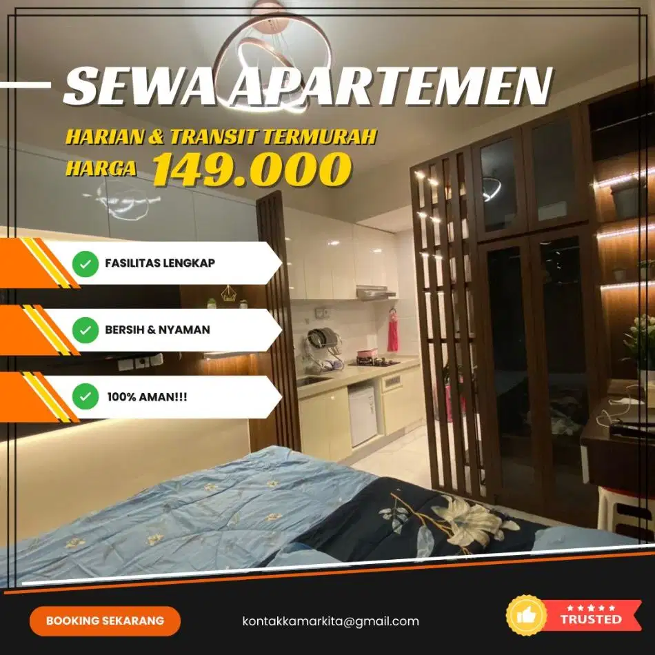 Sewa apartemen Skyhouse BSD Tangerang Harian/Transit Termurah