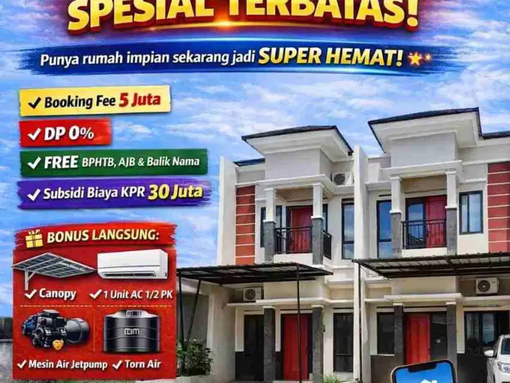 Promo Rumah 2 Lantai di Pamulang