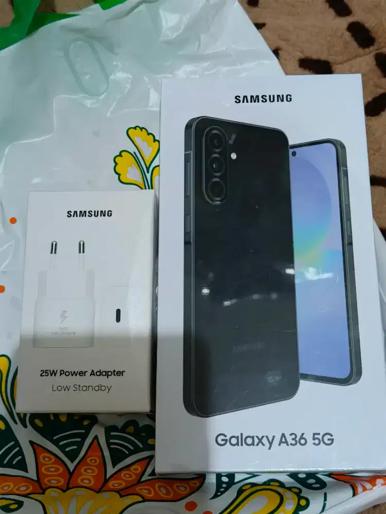 HP Samsung A36 5g ram 8/256 GB warna black awesome charnger hp samsung