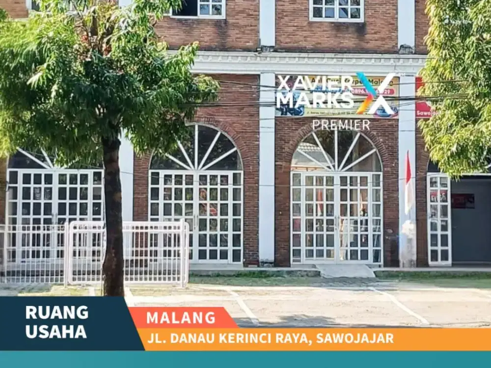 Dijual Rumah Usaha Poros Jalan 2 Lantai di Jl Kerinci Raya Malang