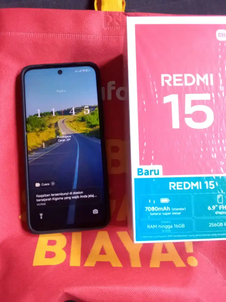 Xiaomi Redmi 15 (Masih Garansi lengkap dengan Nota Pembelian)