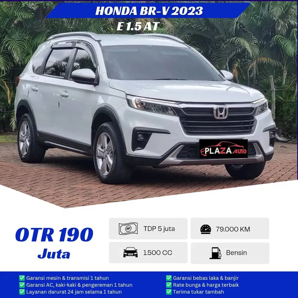 Honda BR-V 2023
E CVT 1.5 Automatic
Dp 5 juta mobil keluarga nyaman