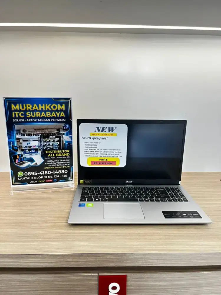 Acer Aspire 5 A515-56G-55Q0 with Intel i5-1135G7 NVIDIA MX450 16GB RAM