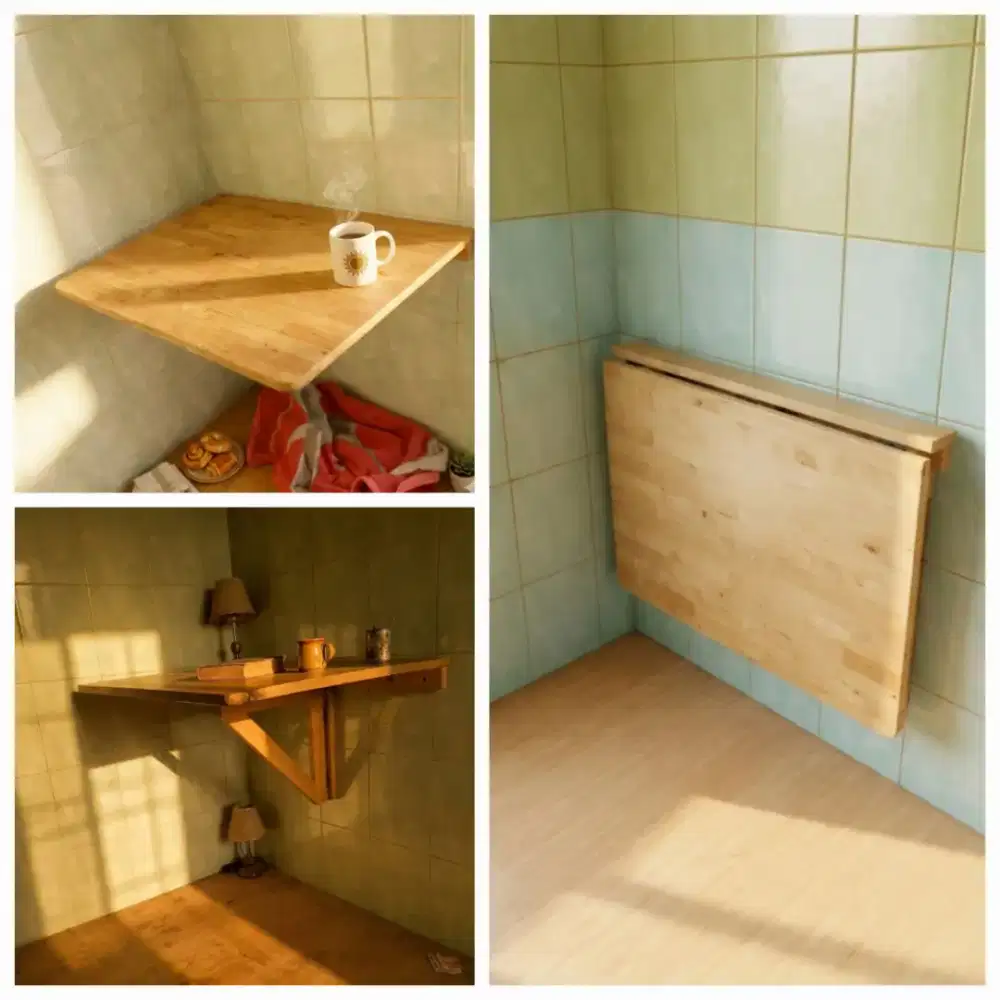 Meja Tempel Dinding Portable Baru Ikea