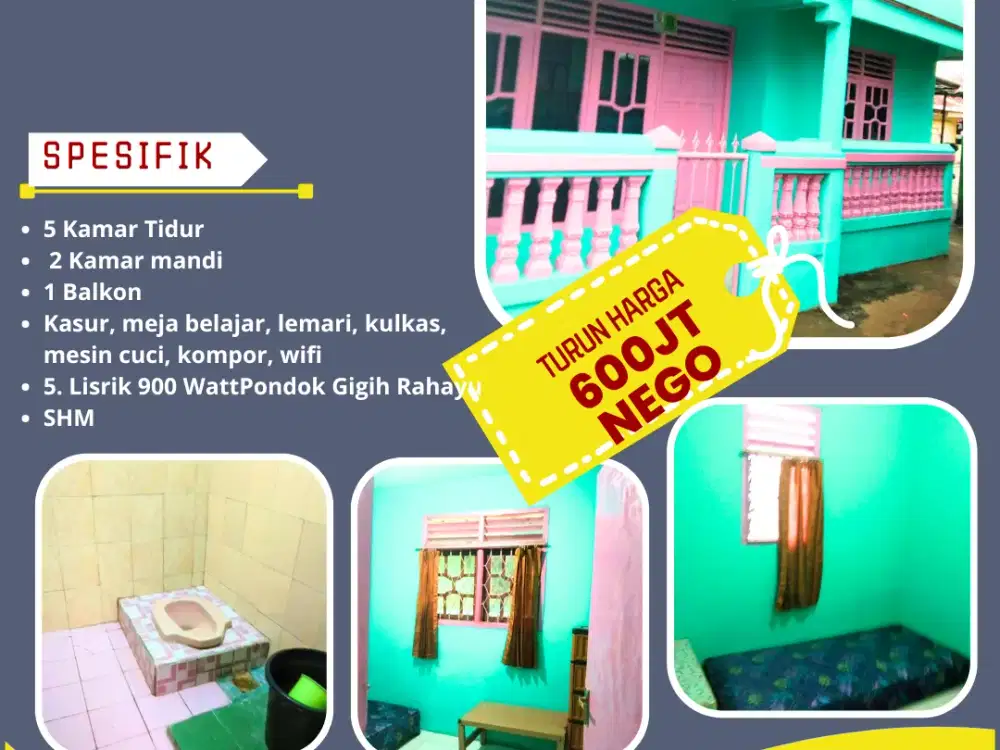 Kosan Full Terisi Dijual Butuh Dekat Kampus IPB Bogor Dan SHM