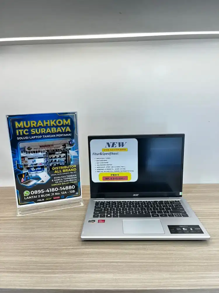 Acer Aspire 3 A314-42P-R8PQ AMD Ryzen 7 5700U 8GB LPDDR4 WUXGA Display