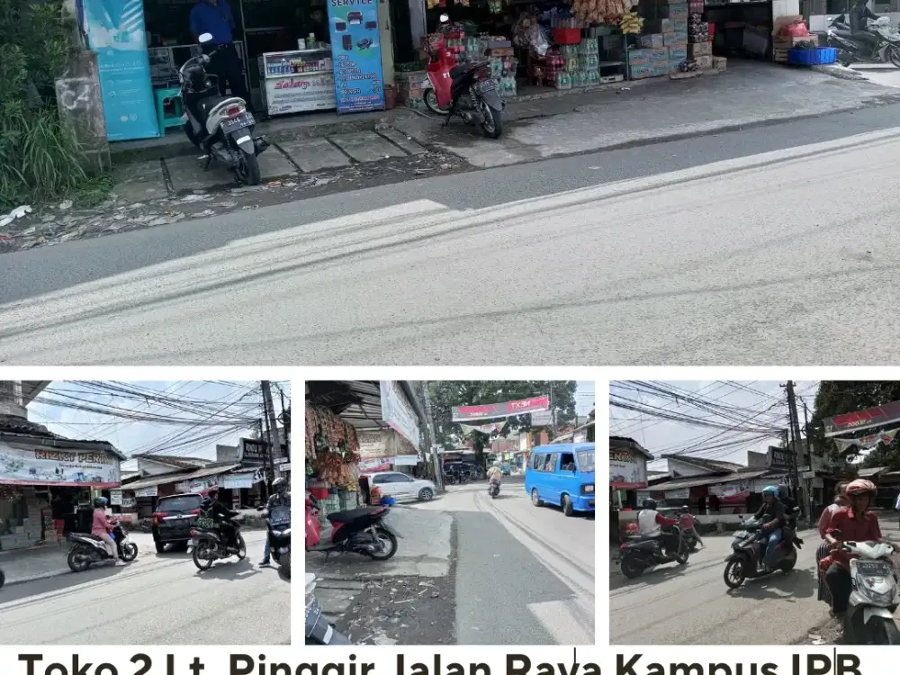 Toko Dan Kos-kosan Pinggir Jalan Raya Babakan Kampus IPB Dramaga Bogor