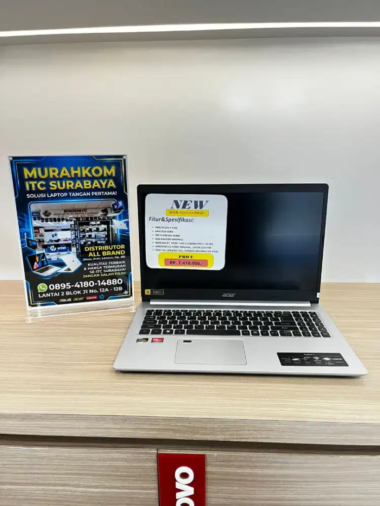 Acer Aspire 5 A515-45-R958 with AMD Ryzen 7-5700U 8GB RAM 512GB SSD