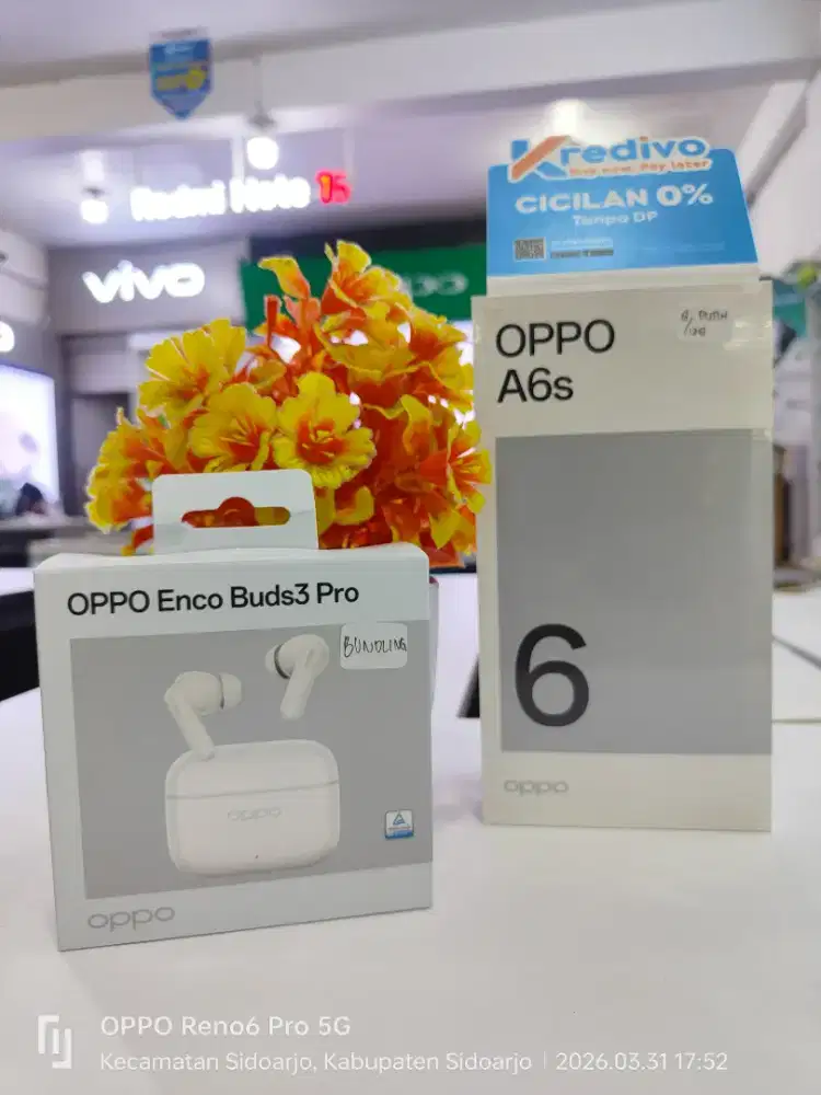 April sale kredit murah hp Oppo A6S gratis enco BUDS 3 pro original