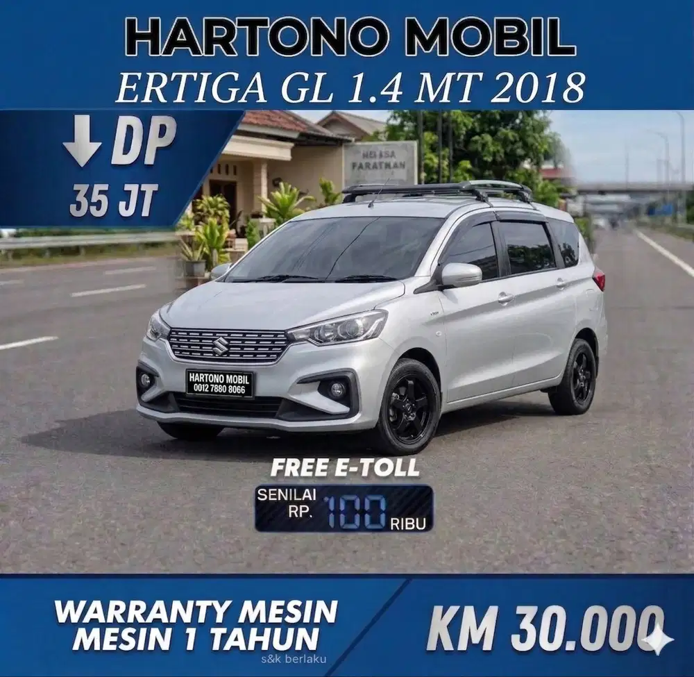 ERTIGA GL 1.4 MANUAL 2018