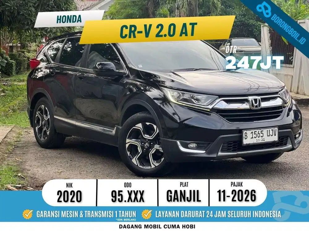 TERMURAH!!CRV 2.0 AT 2020 HITAM FAVORIT