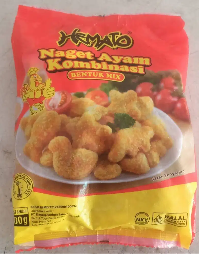 Hemato Naget Ayam Bentuk MIX 500 Gram