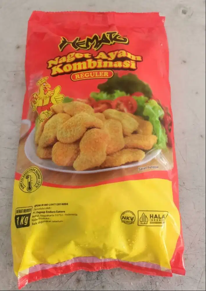 Hemato Naget Ayam 1 KG Harga Lebih Hemat