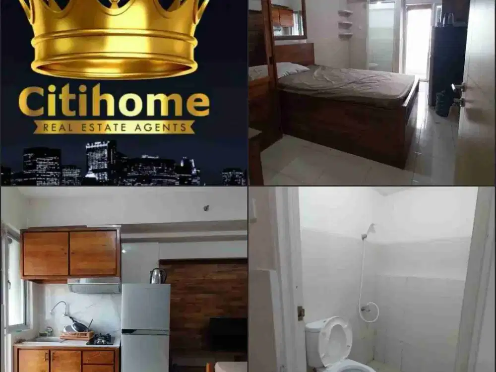 sewa bulanan studio furnish apartemen educity by citihome