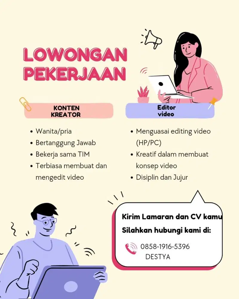 Lowongan kerja editor