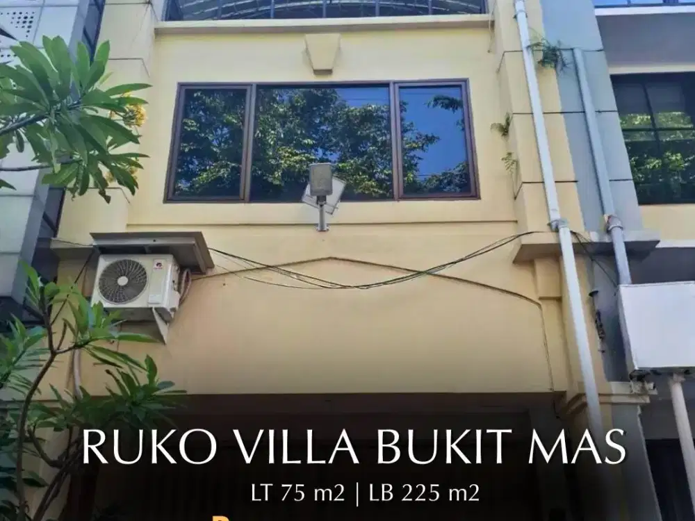 Ruko 3 Lantai di Villa Bukit Mas Surabaya Pusat Pertokoan Daerah Rame