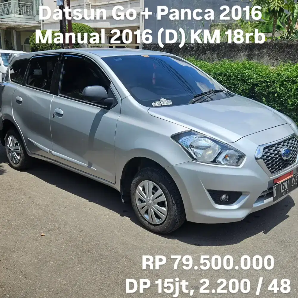 Antik KM 18rb.. Datsun Go+ Panca 2016 manual (D)