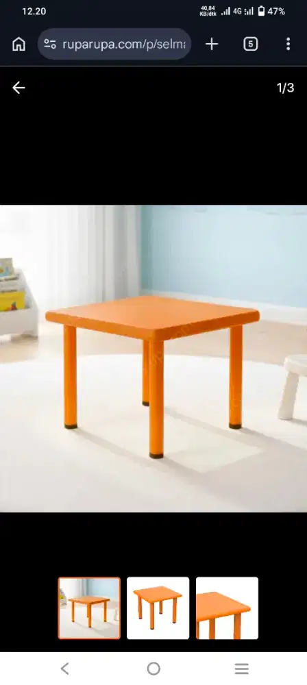 PROMO !! SELMA YOSHI MEJA ANAK - SQUARE