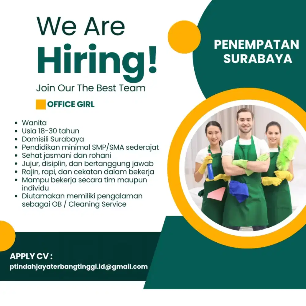 DIBUTUHKAN OB WANITA SURABAYA