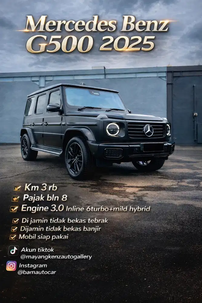 Mercedes Benz G500 2025 KM ANTIK