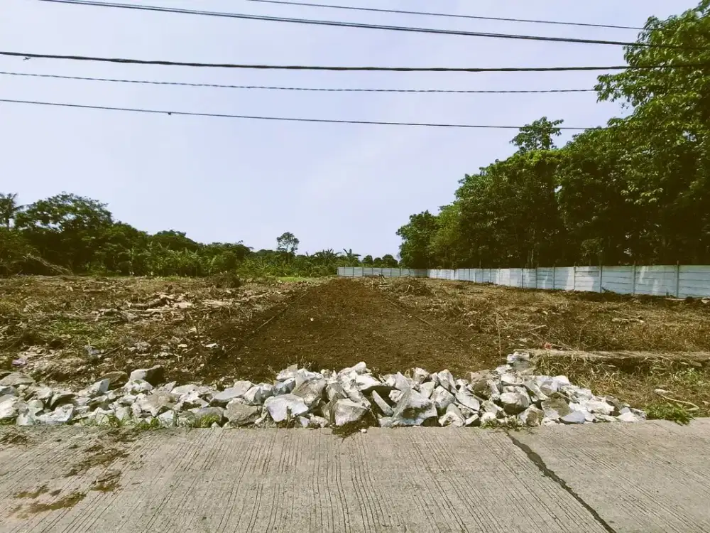 Tanah Kavling Cisauk SHM,Tepi Jalan Dekat Stasiun Jatake
