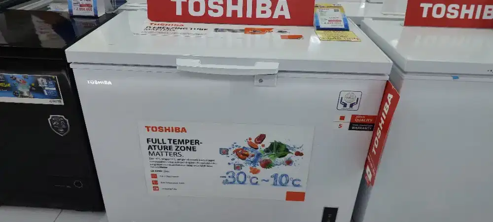 Toshiba Freezer Box 300L Bisa Cicil Tanpa Bayar DP