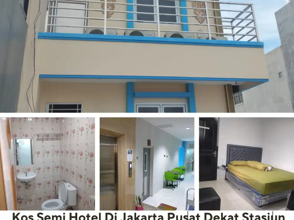 Kos Kosan Di Jual Cepat Di Kawasan Bisnis Jakarta Pusat Dekat Stasiun