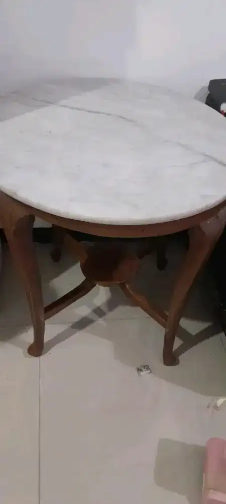 Jual meja marmer asli voc