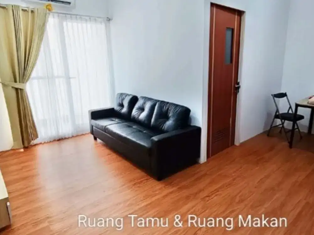 SEWA APARTEMEN 2 KAMAR TIDUR FURNIS LENGKAP PUNCAK DHARMAHUSADA
