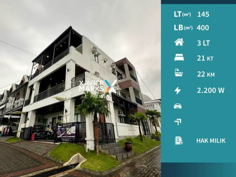 Dijual Rumah Kos Full Furnish Premium di Merjosari Malang