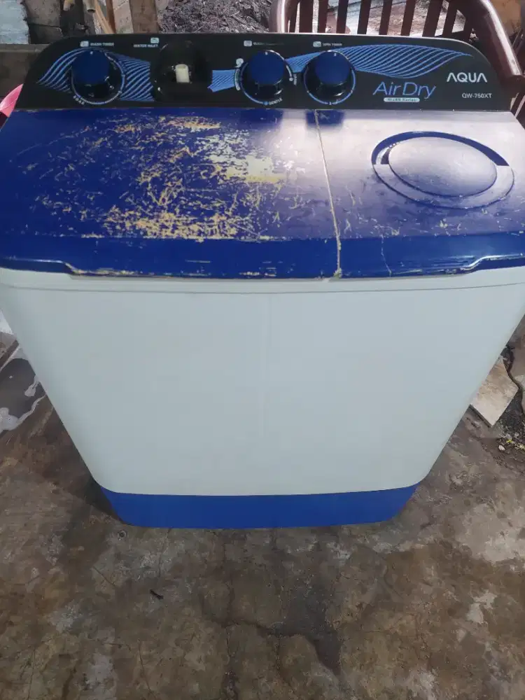 Mesin Cuci Aqua kapasitas 8,5kg Normal semua tinggal langsung