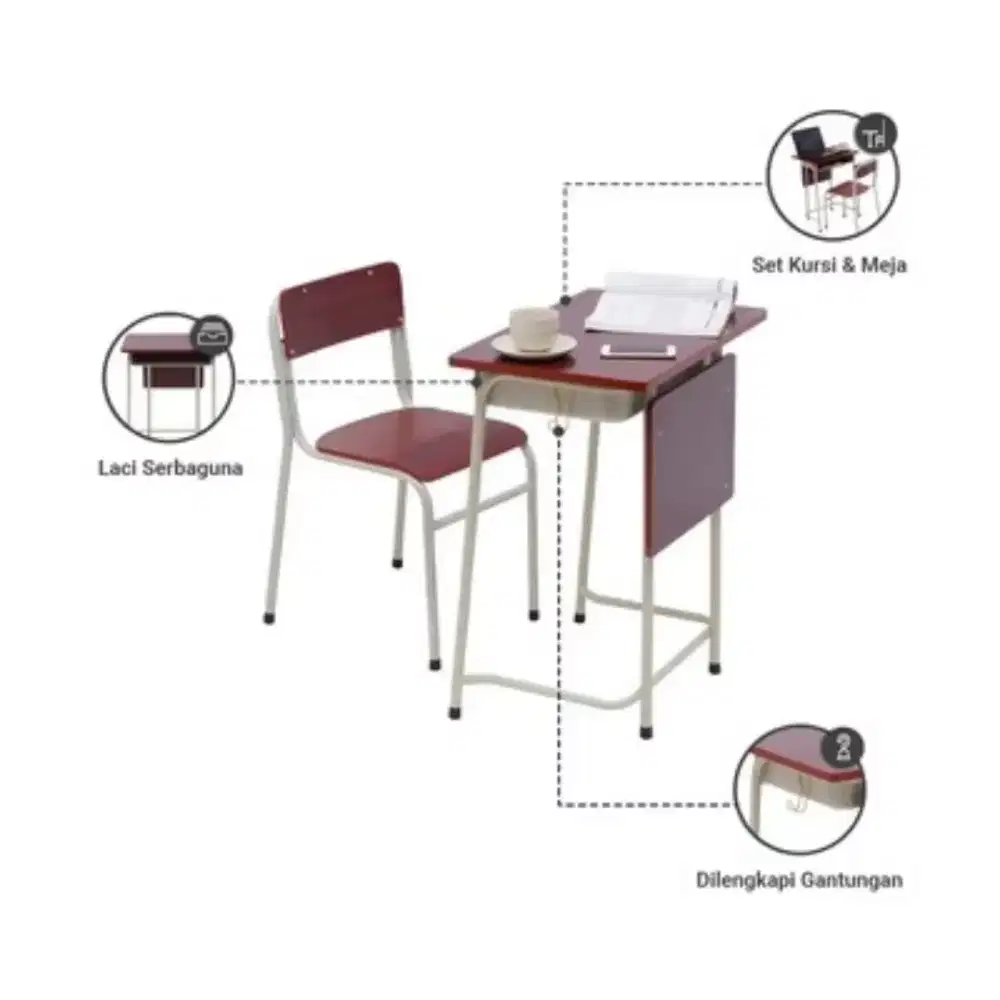 Set meja dan kursi