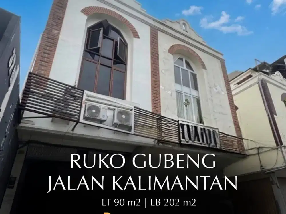 Jual Ruko Gubeng Hadap Jalan Kalimantan