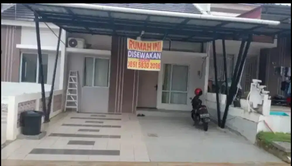 Disewakan per tahun rumah cluster symphony land Nongsa depan Polda