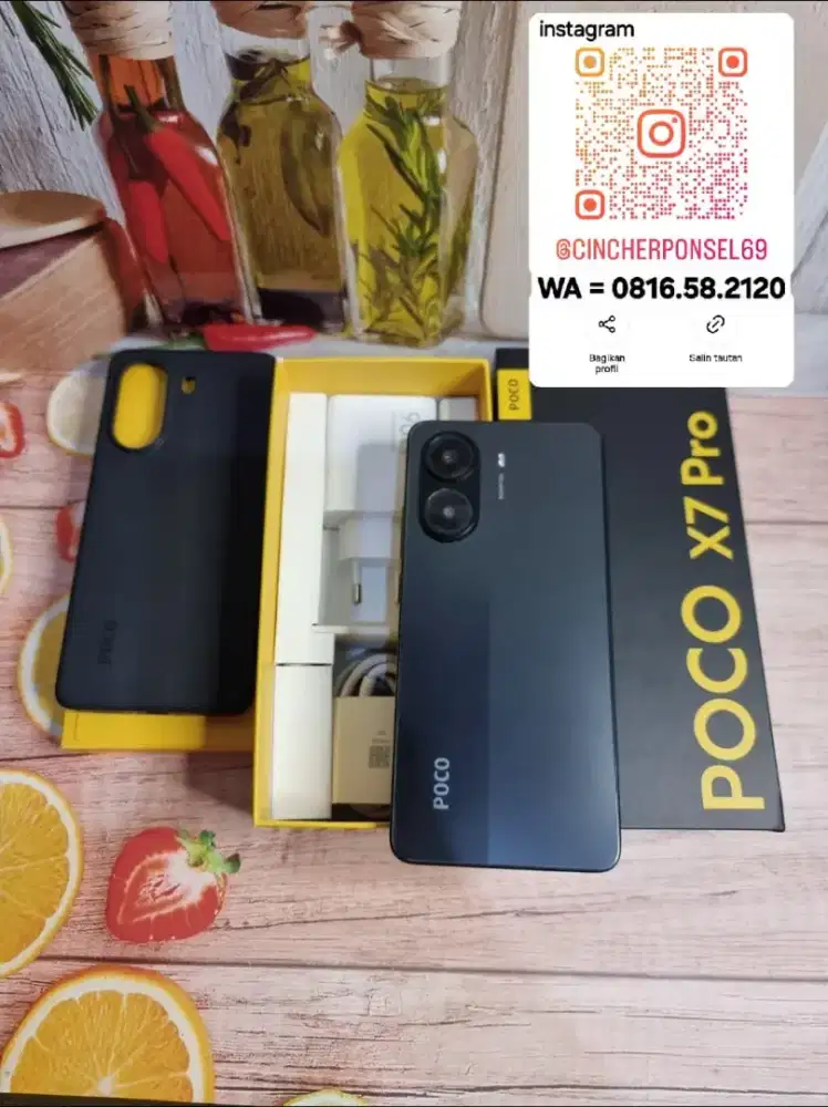 Hp likenew POCO X7 PRO 5g 12/512 istinewa grsn sampai 03 27 BH 100%