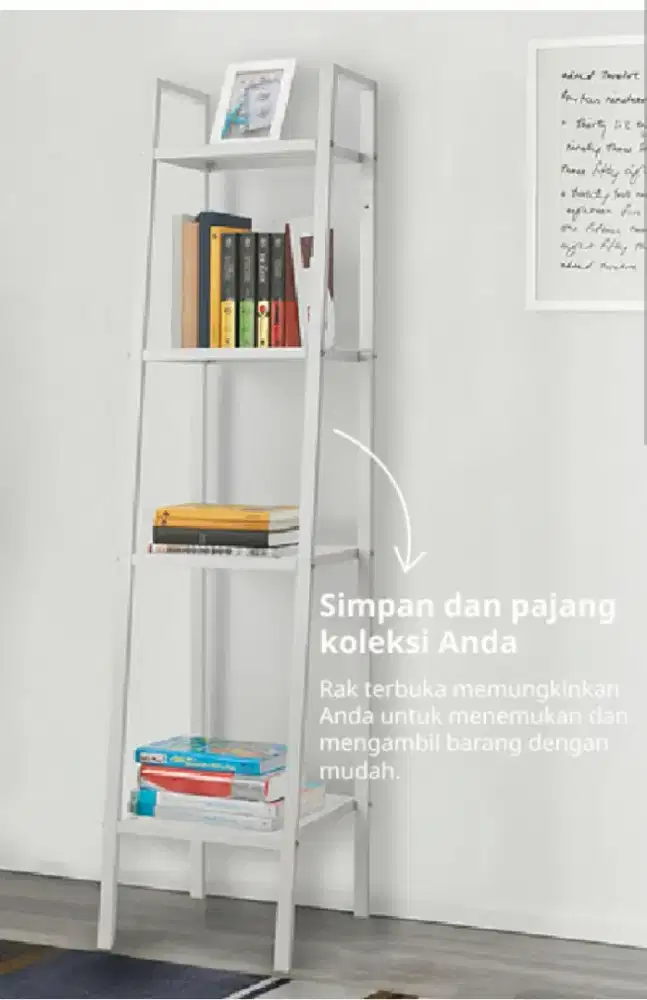 RAK LERBERG IKEA PUTIH