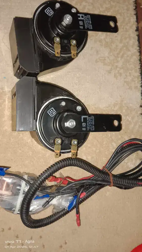 Klakson denso H and Low + relay
